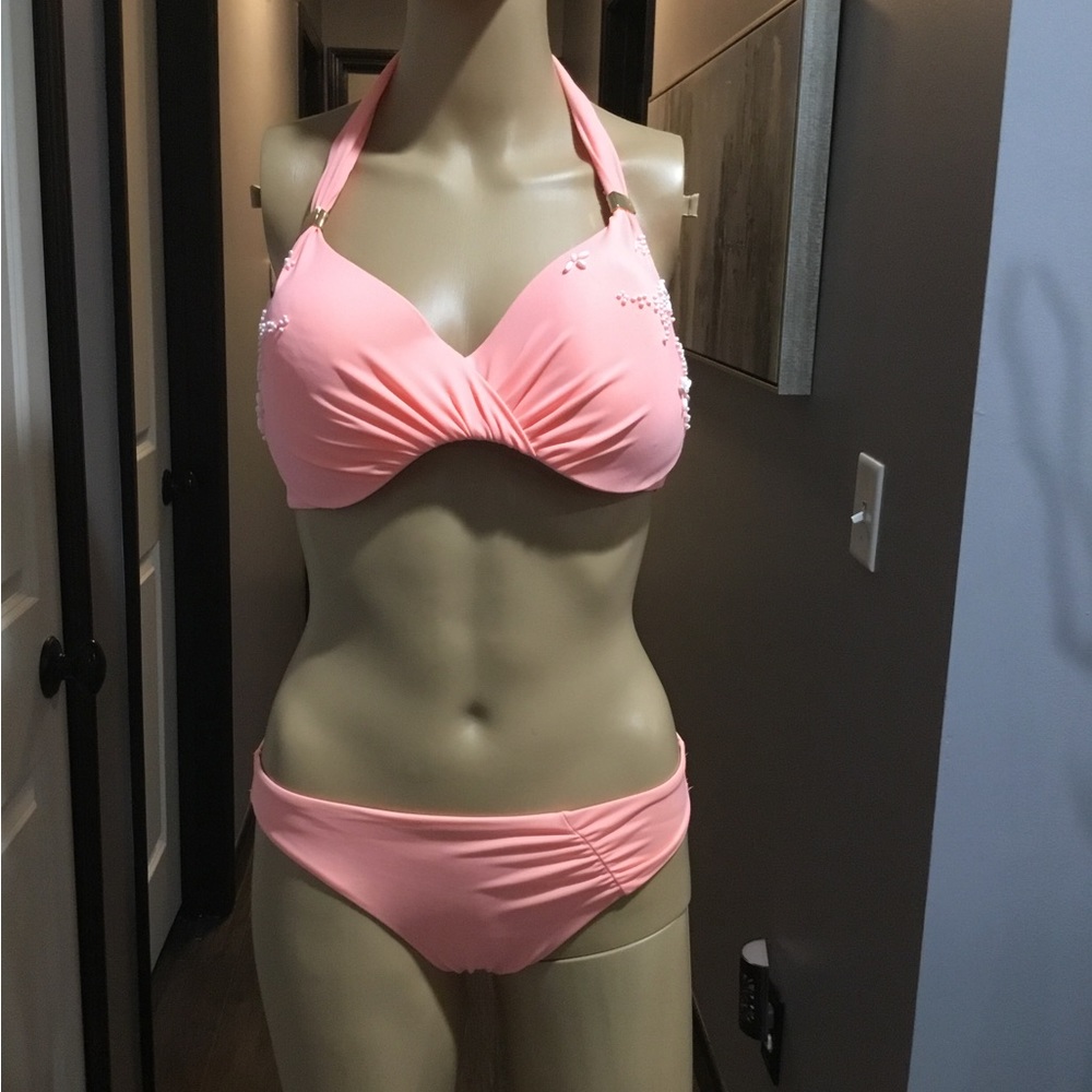 Victoria’s Secret Two-Piece Swimsuit in Peach
